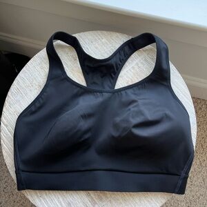 Athleta Black Racerback Sports Bra